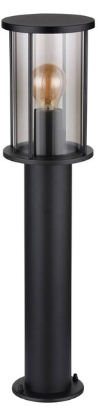 Globo Graceyösvény világítás, magasság 60 cm, fekete, rozsdamentes acél, IP54, Fekete, Rozsdamentes acél, Modern