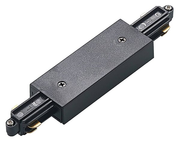 Lindby 1-körös sínrendszer Linaro, GU10, 10 lámpás, fekete színű, dimmelhető, Fekete, Folyosó, fém, Modern