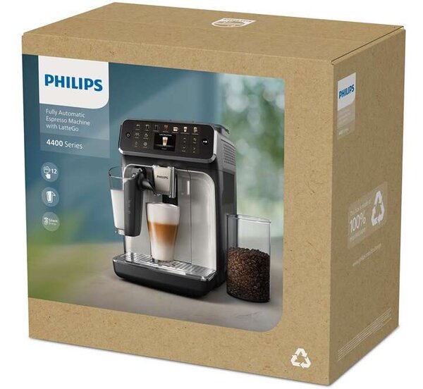 Philips EP4446/70 Automata Kávéfőző 230W, 1,8l, Fekete