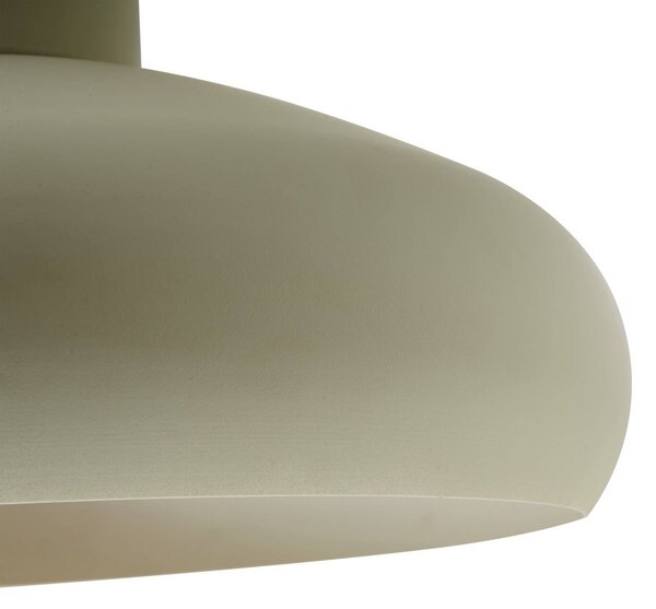 Lindby Elover mennyezeti lámpa, világoszöld, Ø 45 cm, vas, dimmelhető, Zöld, Nappali / Étkező, fém, Modern
