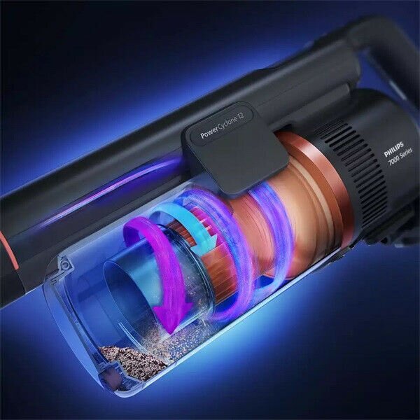 Philips XC7053/01 Vezeték nélküli álló Porszívó, Fekete