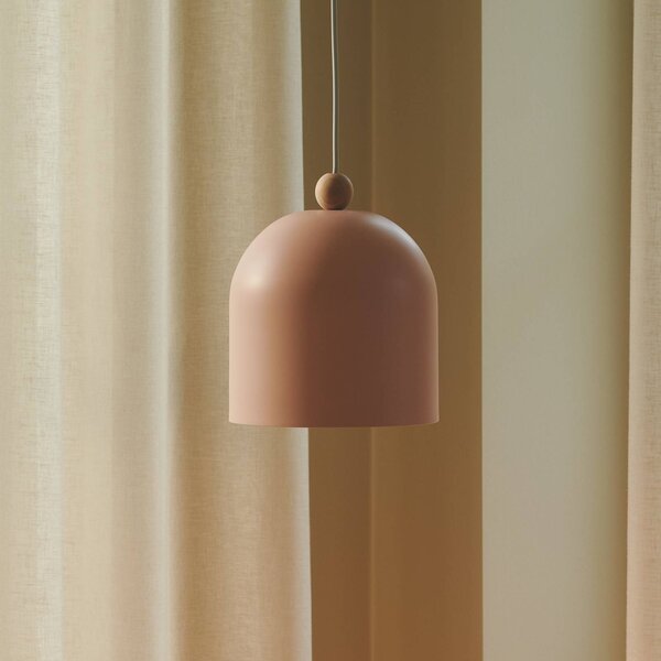 Nordlux Gaston függőlámpa, fém lámpaernyő, rosé színben, dimmelhető, Lila / pink / rózsaszín, Nappali / Étkező, fém, Skandináv