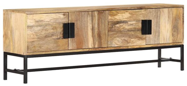 Tömör mangófa TV-szekrény 140 x 30 x 50 cm