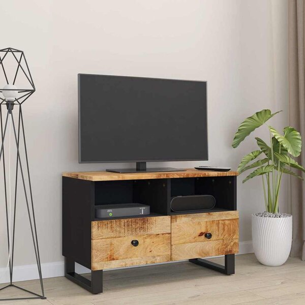 Tömör mangófa TV-szekrény 70 x 33 x 46 cm
