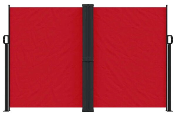 VidaXL piros behúzható oldalsó napellenző 160 x 600 cm