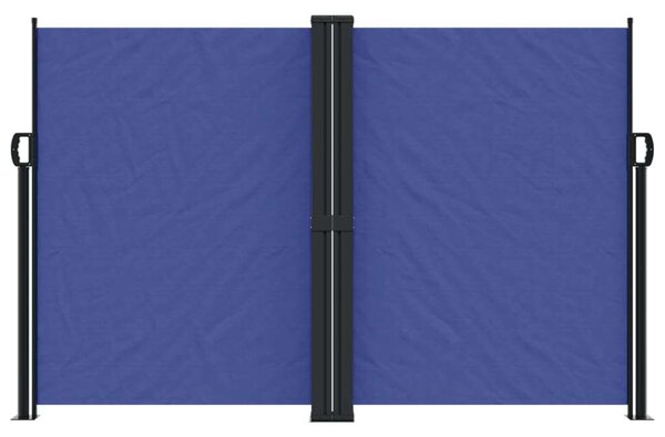VidaXL kék behúzható oldalsó napellenző 160x1000 cm