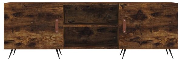 Füstös tölgy színű szerelt fa TV-szekrény 150 x 30 x 44,5 cm