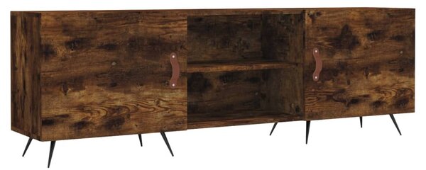 Füstös tölgy színű szerelt fa TV-szekrény 150 x 30 x 44,5 cm