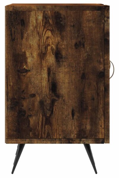 Füstös tölgy színű szerelt fa TV-szekrény 150 x 30 x 44,5 cm