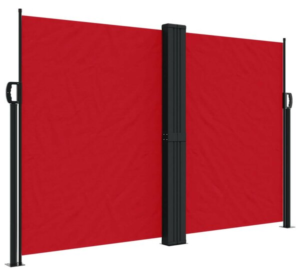 VidaXL piros behúzható oldalsó napellenző 160 x 600 cm