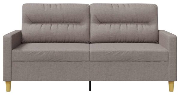 Kétszemélyes tópszínű szövet kanapé 140 cm