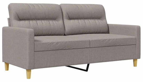 Kétszemélyes tópszínű szövet kanapé 140 cm