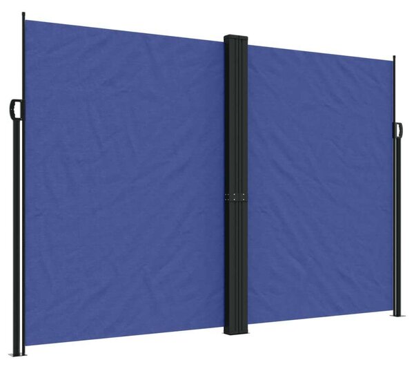 VidaXL kék behúzható oldalsó napellenző 220 x 600 cm