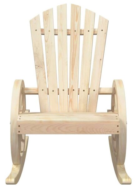 VidaXL tömör fenyőfa Adirondack hintaszék