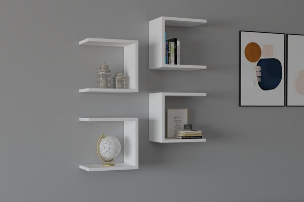 Fali polc base - white