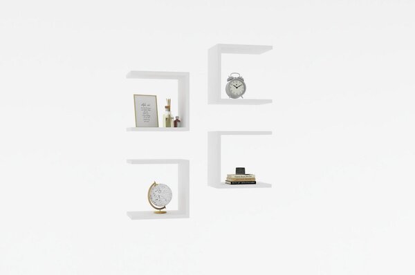 Fali polc base - white
