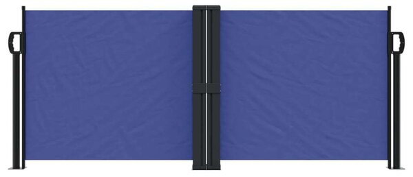 VidaXL kék behúzható oldalsó napellenző 100 x 1000 cm