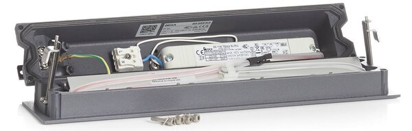 BEGA 33055 LED fali 3000K grafit 32 cm, Alu / szürke / cink, Folyosó, Alumínium