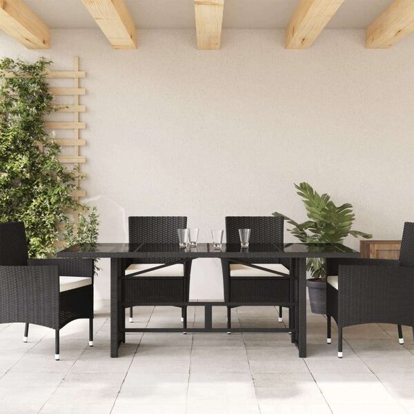 VidaXL - Kerti Asztal - Polyrattan - 190x80x75cm