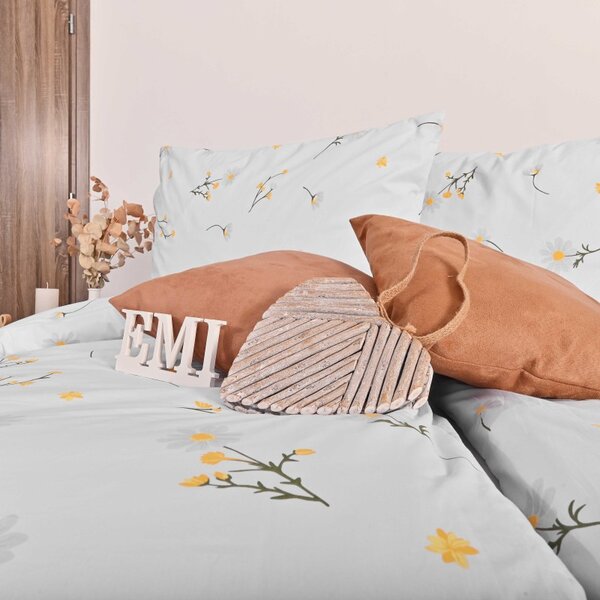 EMI Százszorszép pamut ágyneműhuzat, A standard egyszemélyes ágy szett tartalma: 1x 140x200 + 1x 70x90