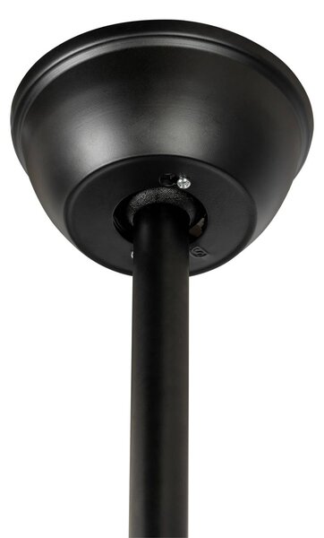 Lucande Divian LED mennyezeti ventilátor, fekete, DC, csendes, CCT, Fekete, Nappali / Étkező, fém, Modern