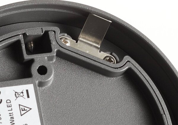 CMD LED kültéri lámpa 9025, Ø 15 cm, Fekete, Alumínium, Modern