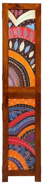 Szobaelválasztó Méz barna 105 x 1,5 x 160 cm Tömör Akácfa