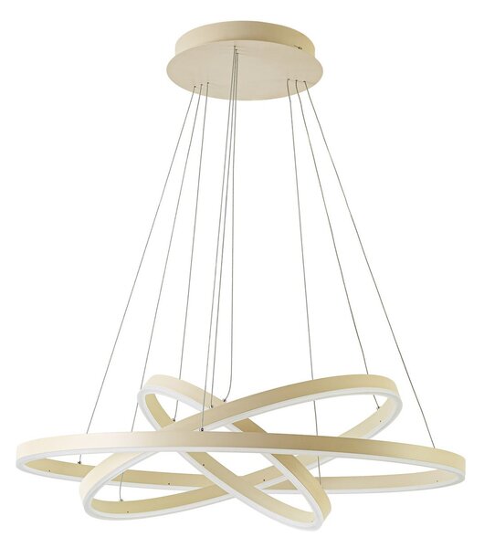 Függőlámpa Arcchio, Albiona, dimmable, Bézs, Nappali, Fém, Modern