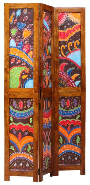Szobaelválasztó Méz barna 105 x 1,5 x 180 cm Tömör Akácfa