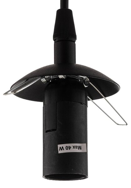 EMIBIG LIGHTING Lógó világítás Glassy, 4 izzós, fekete, grafit, üveg, E14, dimmelhető, Fekete, Nappali / Étkező, Üveg, Modern
