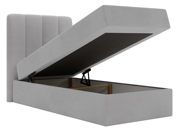 MAGIC MINI kárpitozott boxspring ágy 80x200 - szürke