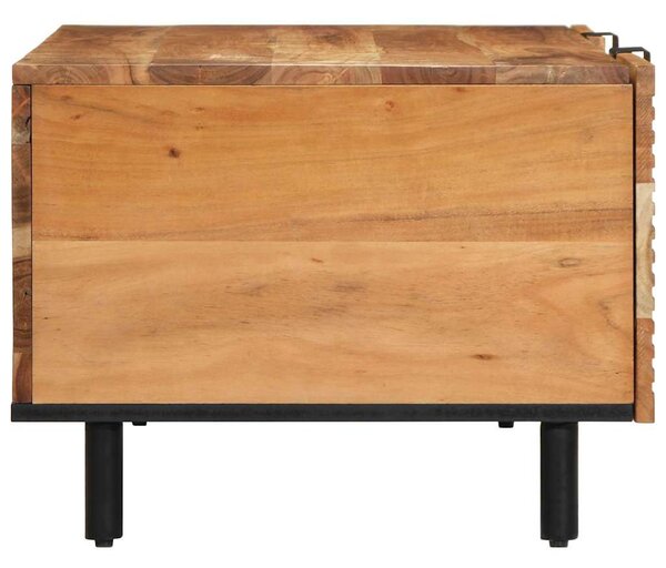 Dohányzóasztal Brown 100 x 54 x 40 cm Tömör Akácfa