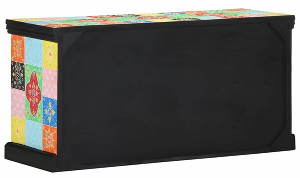 TV szekrény 100 x 35 x 50 cm Sokszínű Tömör Mangófát