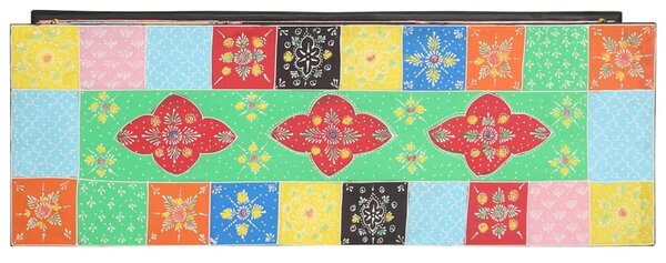 TV szekrény 100 x 35 x 50 cm Sokszínű Tömör Mangófát