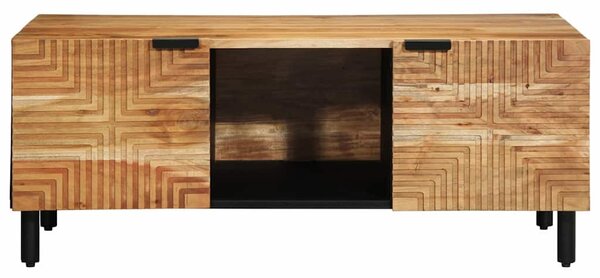 Dohányzóasztal Brown 100 x 54 x 40 cm Tömör Akácfa
