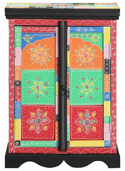 Konzolasztal polcokkal tárolóval Sokszínű 50 x 30 x 70 cm