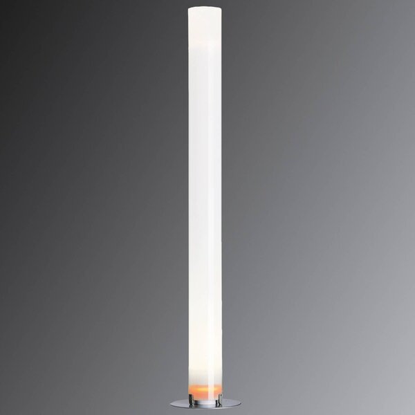 FLOS Stylos állólámpa henger alakban, magasság 200 cm, Fehér / opál, Nappali / Étkező, Műanyag, Dizájn