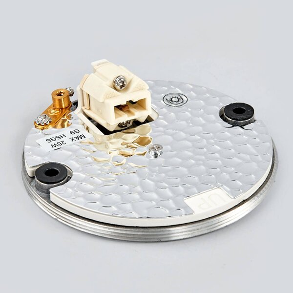 FLOS Mini Button mennyezeti lámpa üvegből, dimmelhető, Fehér / opál, Fürdőszoba, Üveg, Dizájn