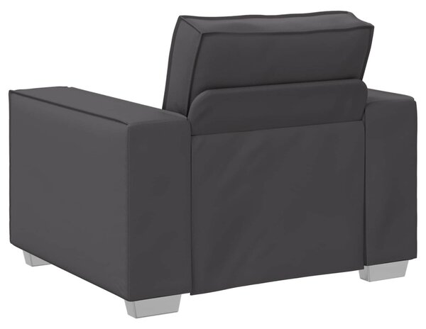 Fotel Szürke 100 cm Műbőr