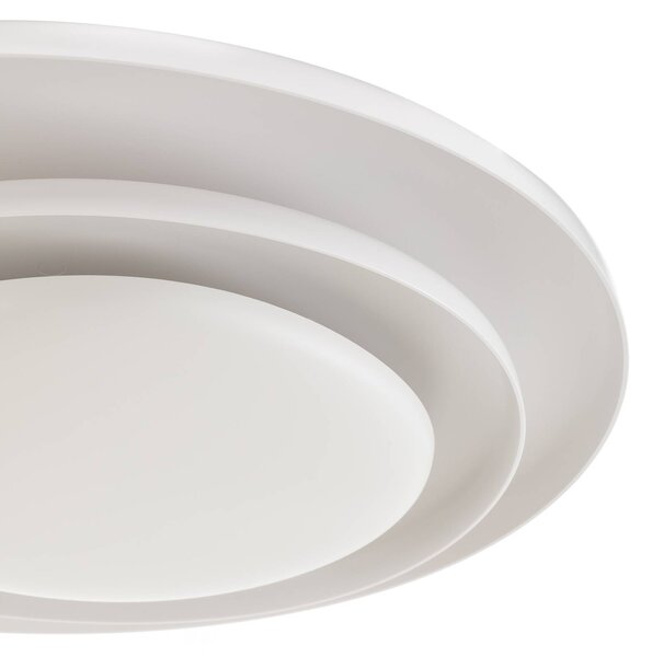 Foscarini Bahia LED mennyezeti lámpa, dimmelhető, 76 cm, dimmelhető, Fehér / opál, Nappali / Étkező, Műanyag, Dizájn