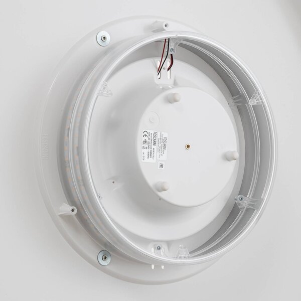 Foscarini Bahia LED mennyezeti lámpa, dimmelhető, 76 cm, dimmelhető, Fehér / opál, Nappali / Étkező, Műanyag, Dizájn