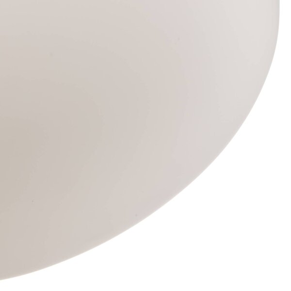 Foscarini Gregg media üveg mennyezeti lámpa, 27 cm, dimmelhető, Fehér / opál, Nappali / Étkező, Üveg, Dizájn