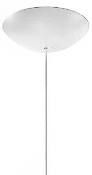 Foscarini Gregg MIDI függő lámpa, üveg, fehér, dimmelhető, Fehér / opál, Nappali / Étkező, Üveg, Dizájn