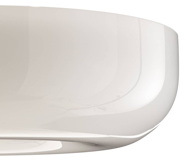 Foscarini Circus grande üveg mennyezeti lámpa, Ø 46 cm, dimmelhető, Fehér / opál, Nappali / Étkező, Üveg, Dizájn