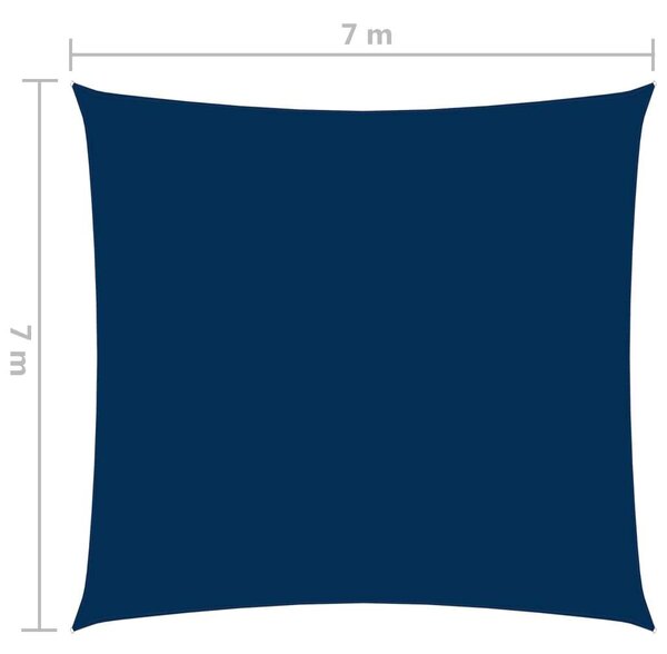 VidaXL Napvitorla - Oxford Szövet - 7x7m, Kék