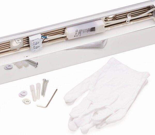 Helestra Theia LED tükör lámpa, krómozott, 60 cm, Króm / ezüst, Fürdőszoba, fém, Modern