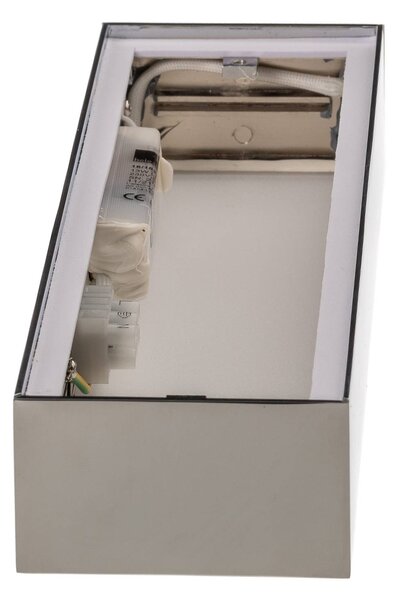 Helestra Theia LED tükör lámpa, krómozott, 30 cm, Króm / ezüst, Fürdőszoba, fém, Modern