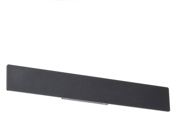 IDEAL LUX LED fali lámpa Zig Zag fekete, szélessége 53 cm, Fekete, Folyosó, Alumínium, Modern