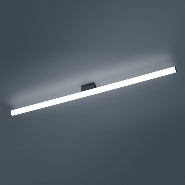 Helestra Loom LED tükör lámpa fekete 120 cm, Fehér / opál, Fürdőszoba, Műanyag, Modern