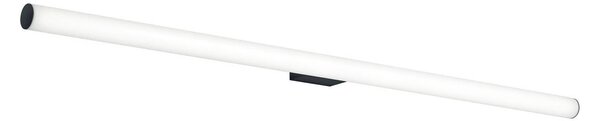 Helestra Loom LED tükör lámpa fekete 120 cm, Fehér / opál, Fürdőszoba, Műanyag, Modern